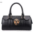 2012 black snake leather tote handbag for spring G7017